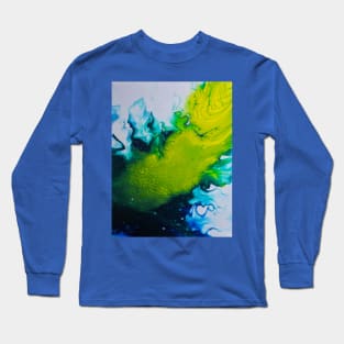 Om Feather Waves Long Sleeve T-Shirt